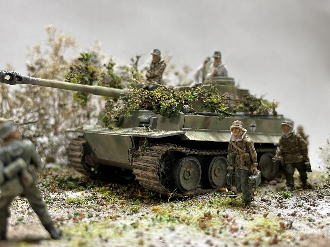 戦車ジオラマ 1/72 ドイツタイガー戦車オンライン