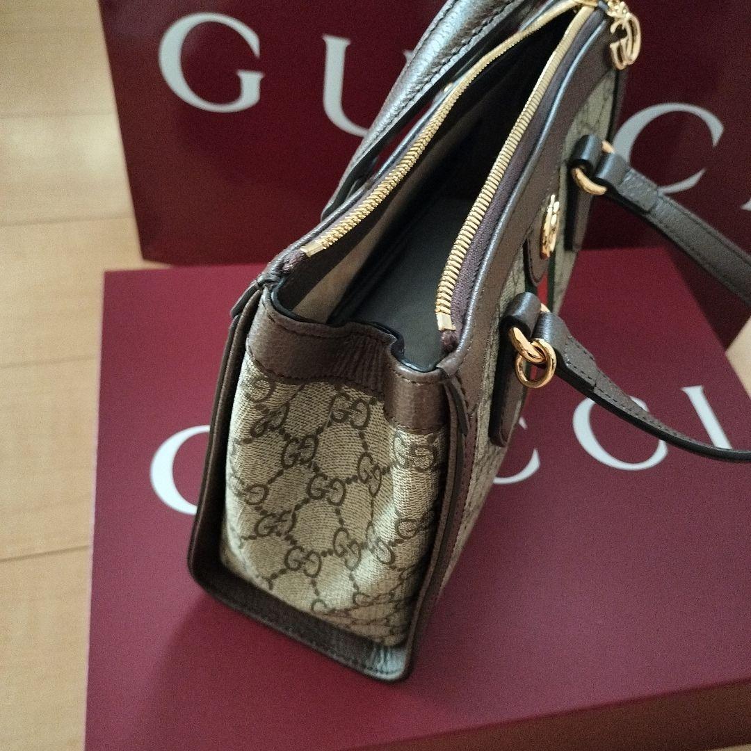 GG 【未使用】GUCCI グッチ オフィディア スモールトートバッグ