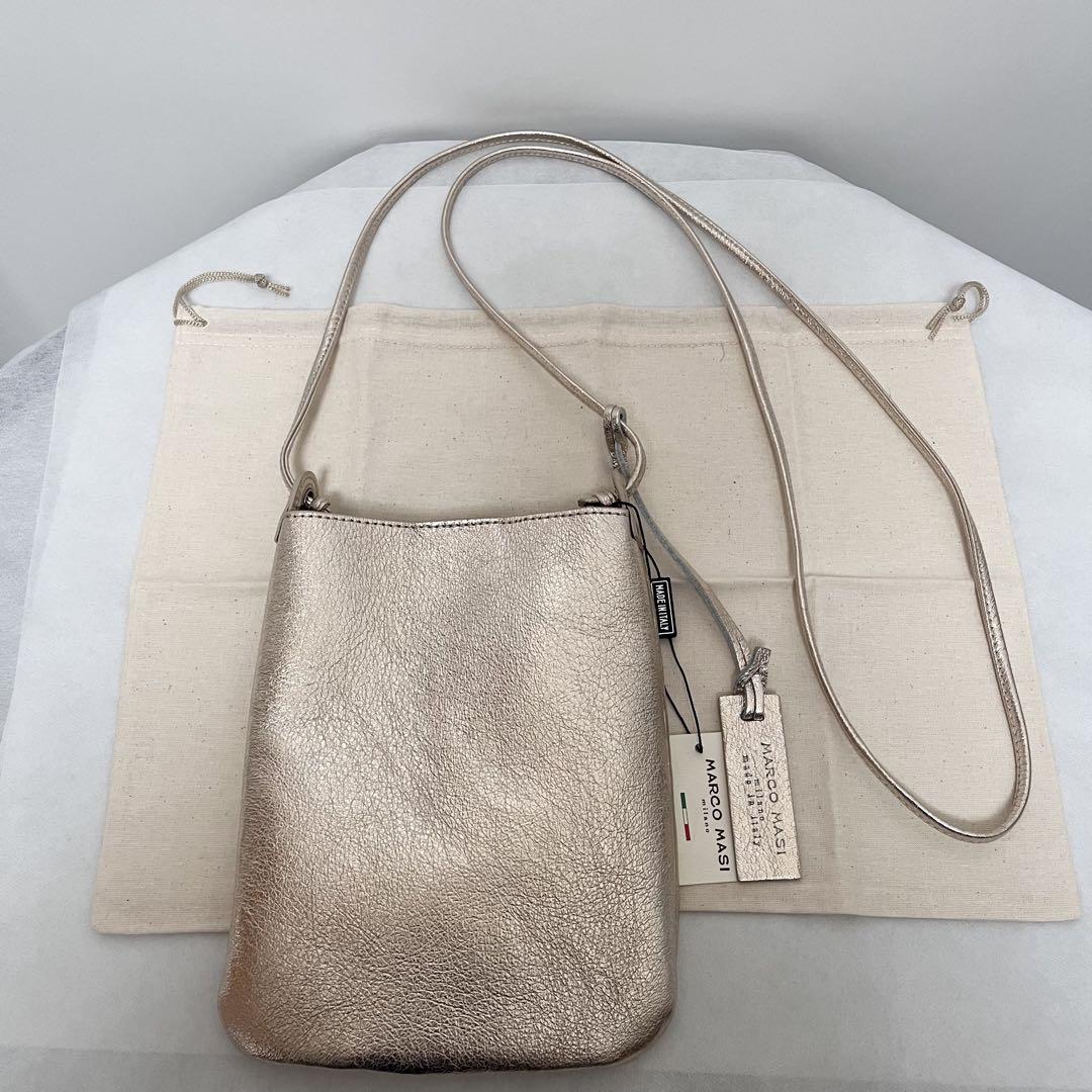 新品 完売品 マルコマージ　ショルダーバッグ　ゴールド