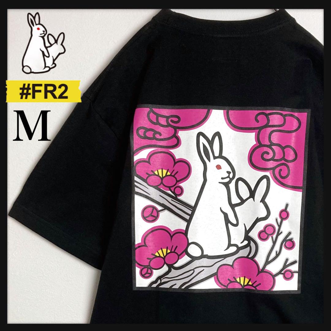 FR2梅　花札Tシャツ　ピンク色 VANQUISH - 極限定花札 FR2梅 Tシャツ 濃厚桃色 XLARGE CUNE HUF