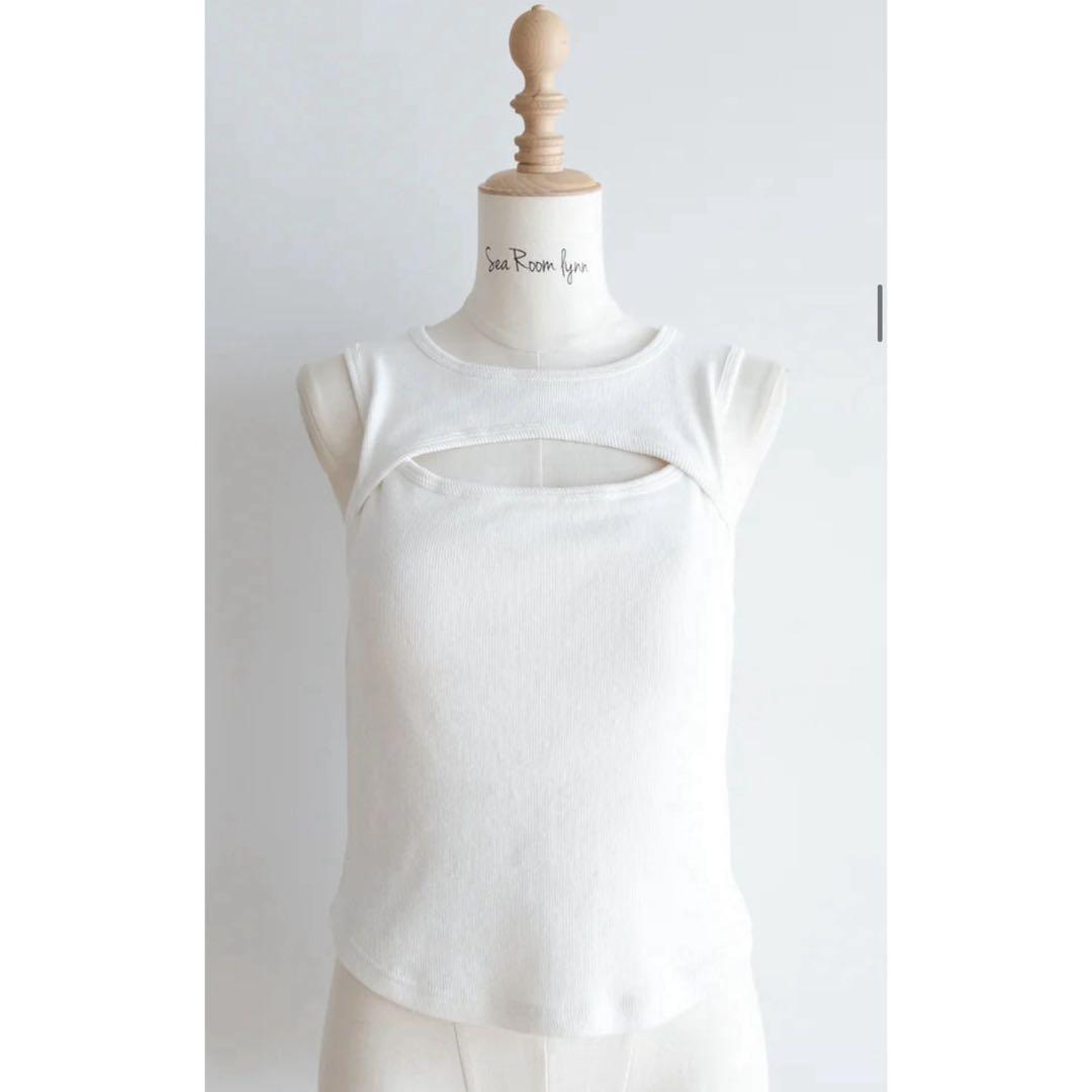 【試着のみ】Sea Room Lynn パッド in アメスリタンク　M Heart embroideryパッドinアメスリタンク