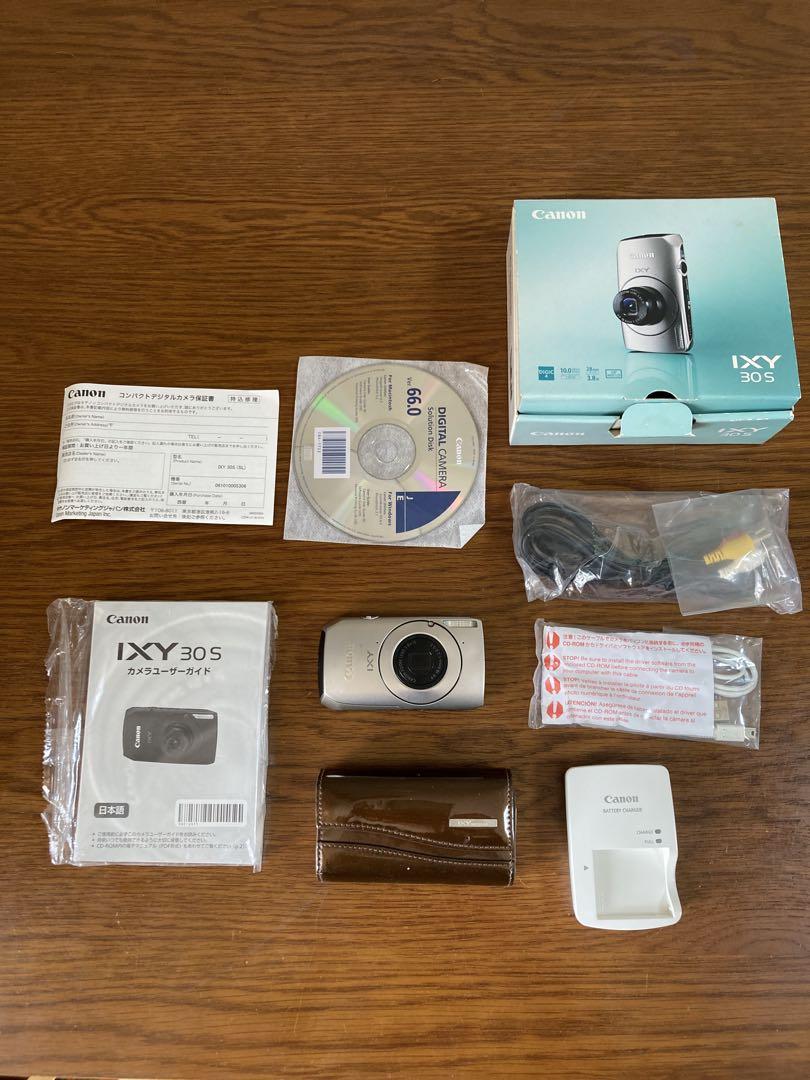 【動作確認済】Canon IXY 30S シルバー デジタルカメラ