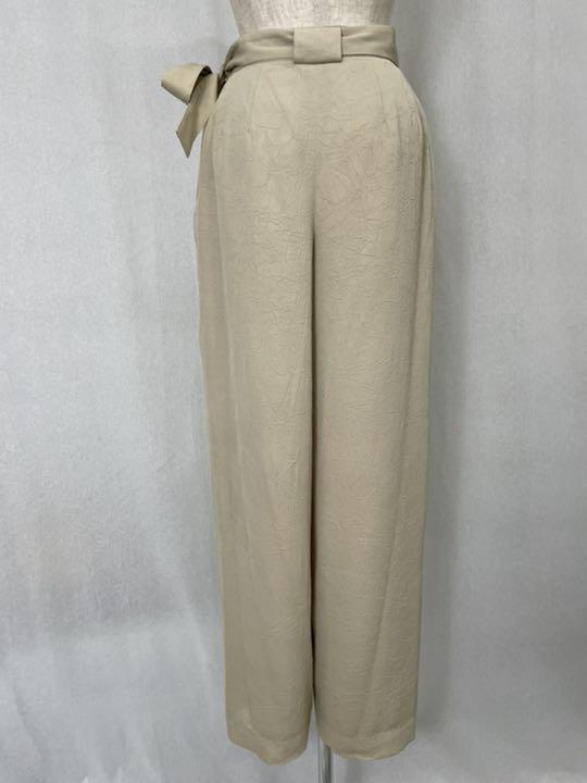 F117 used 紐付き シワ加工 カジュアル パンツ ボトム