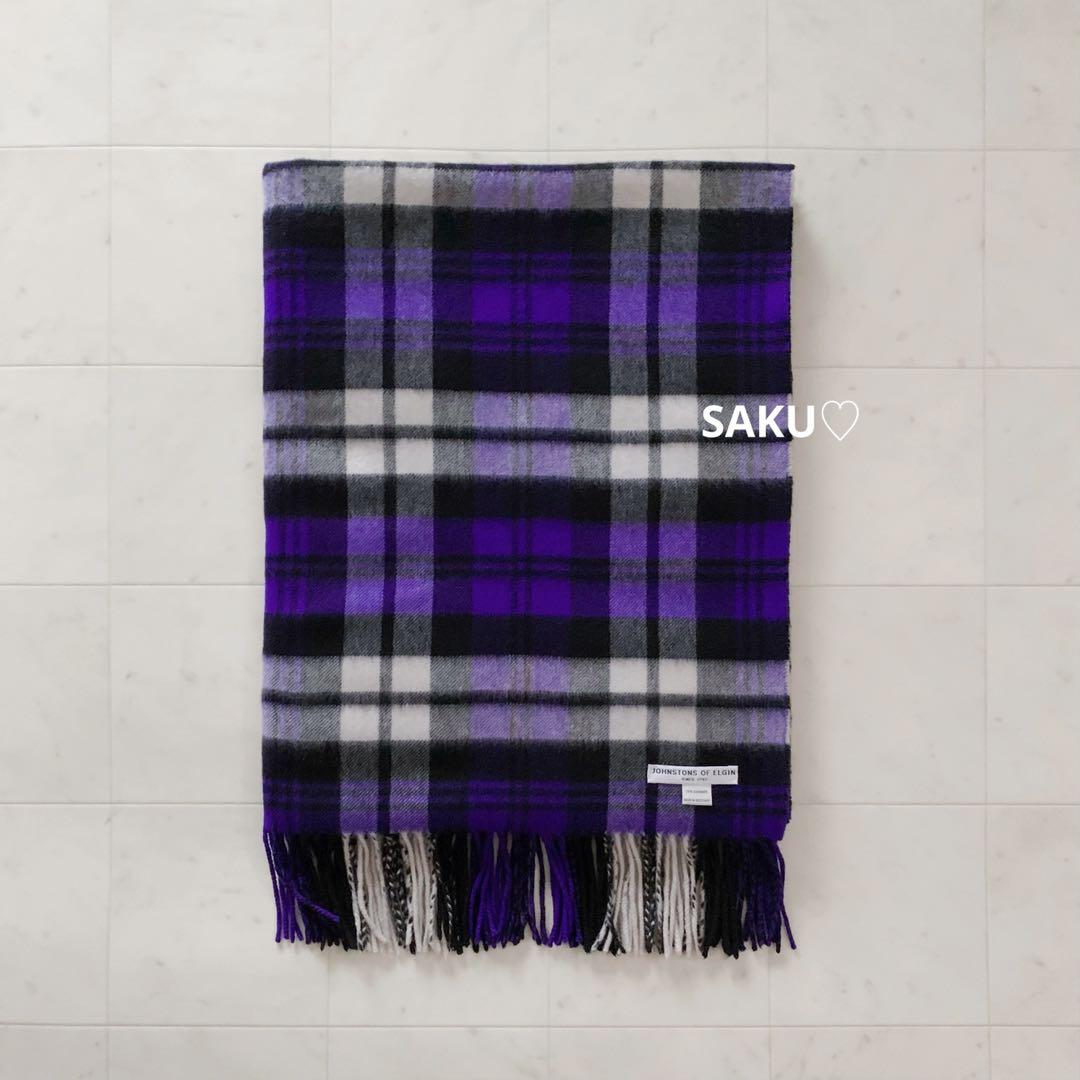 mokotan☆◆Drawer別注 ジョンストンズ カシミヤ 大判ストール