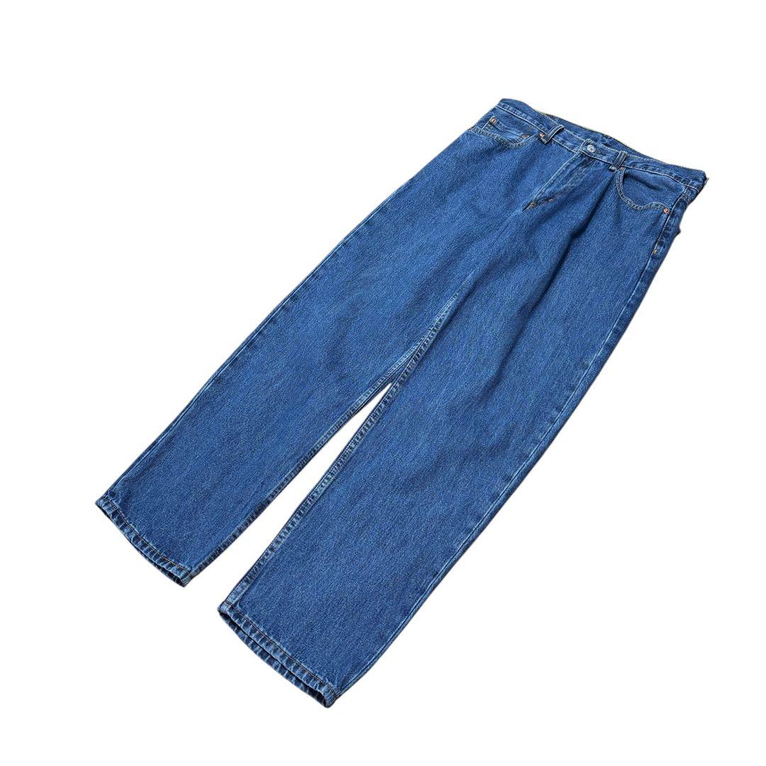 LEVI’S 550 34×32 ワイド テーパード デニムパンツ 古着