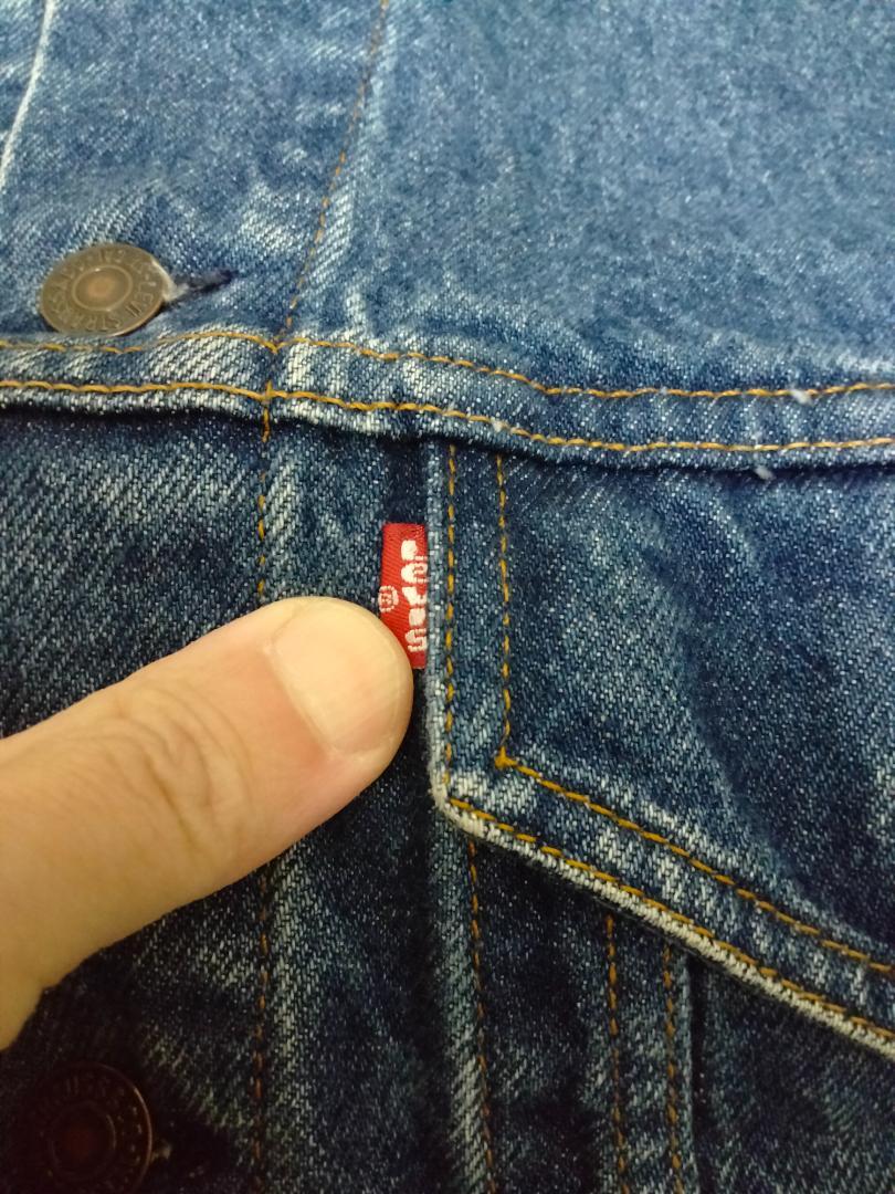ビンテージ80年代LEVIS70506-0216紙パッチデニムGジャン38R