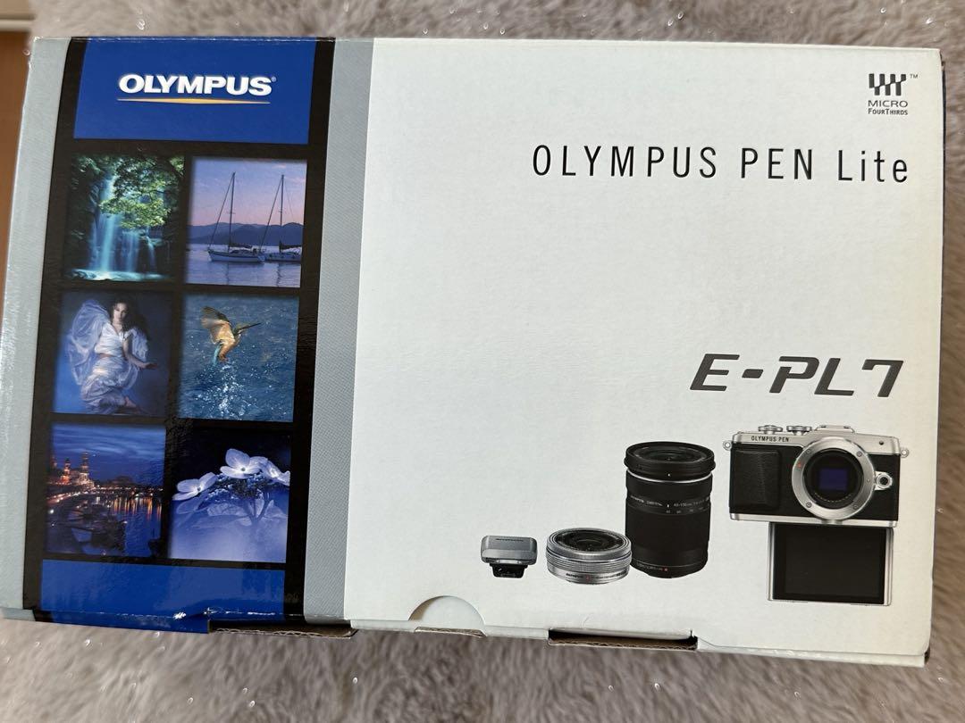 OLYMPUS PEN Lite E-PL7 14-42mmレンズ 望遠レンズ付