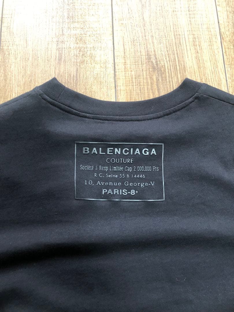 【ほぼ未使用 美品】バレンシアガ ロゴTシャツ