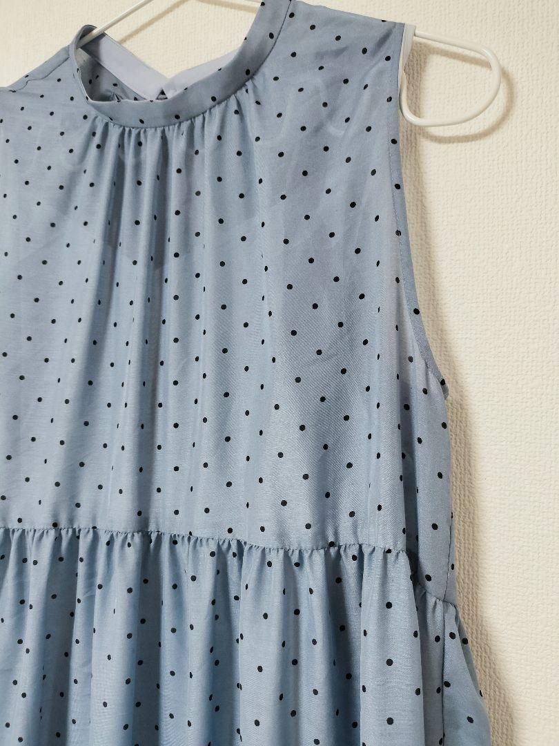 美品 Maglie par ef－de バックリボンティアードワンピース 9号