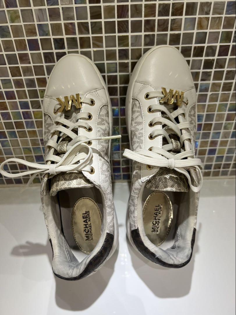 Michael Kors マイケルコース ホワイトスニーカー MKロゴ