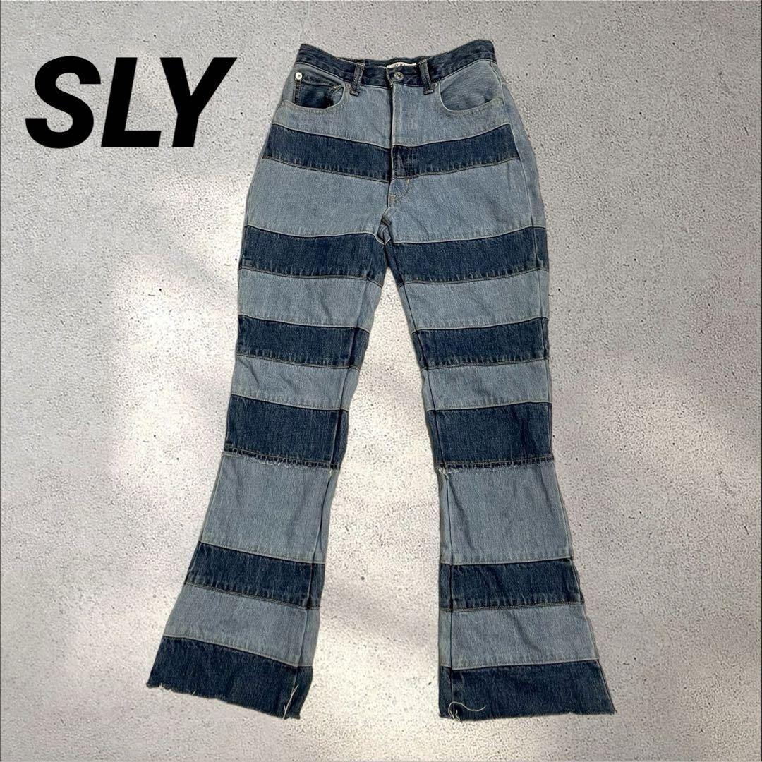 SLY スライY2K 90s フレア ベルボトム デニム Sサイズ