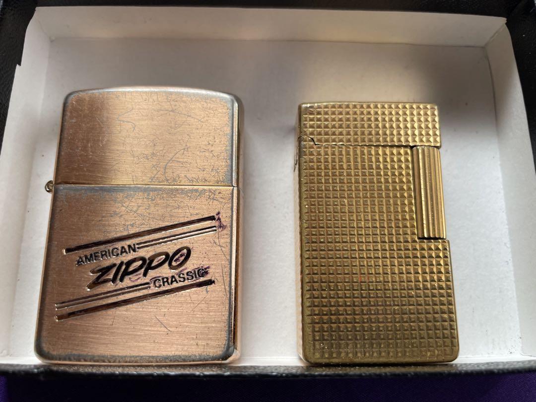 【ヴィンテージ】【希少】89年 ZIPPOクラシック ミヨン ゴールドライター
