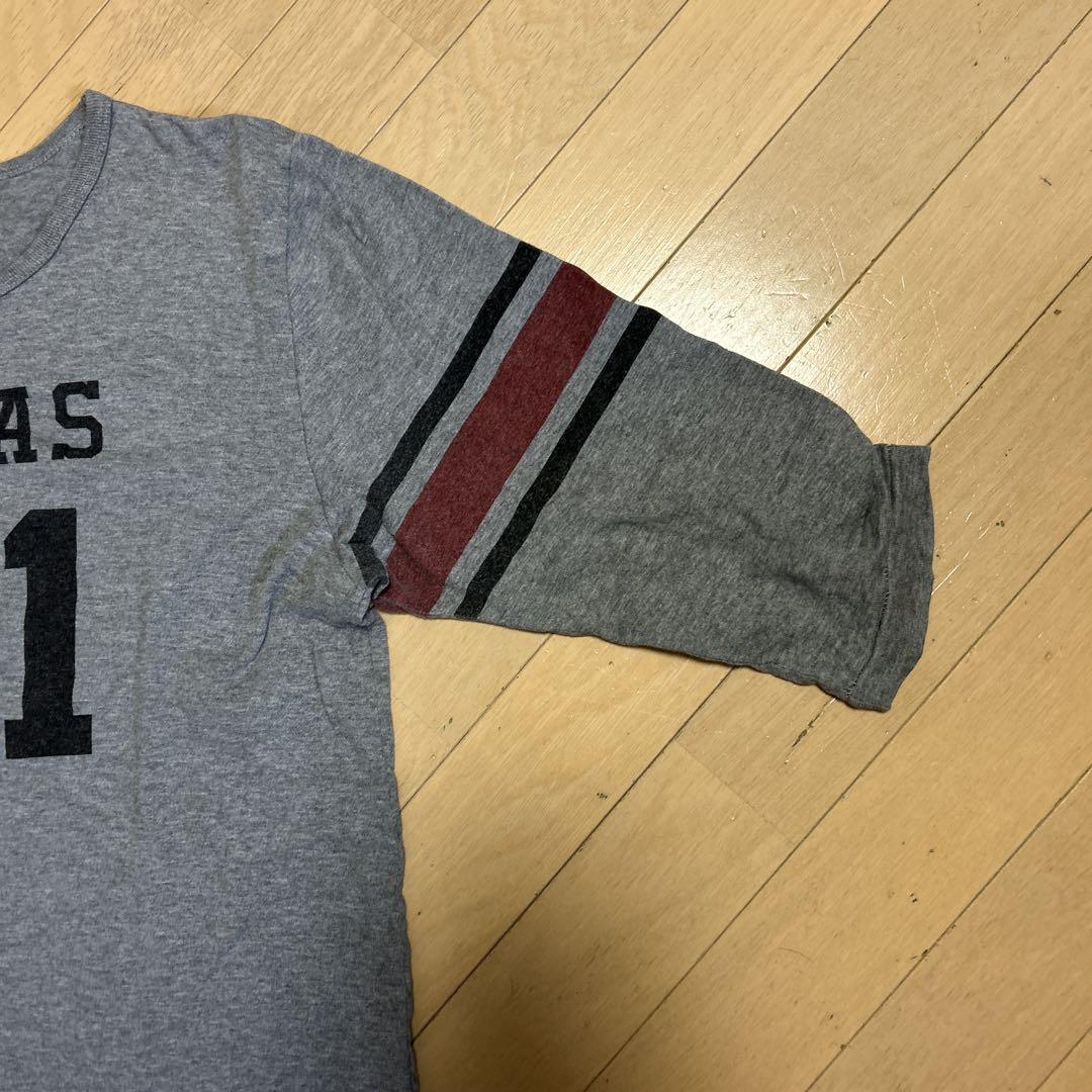 Lee KANSAS 101 7分袖 Tシャツ グレー
