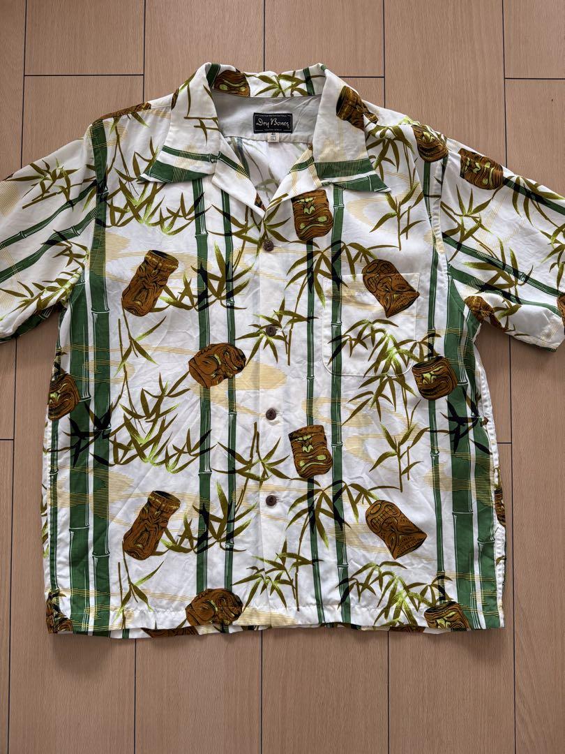 Dry Bones アロハシャツ “TAKE TIKI” Lサイズ