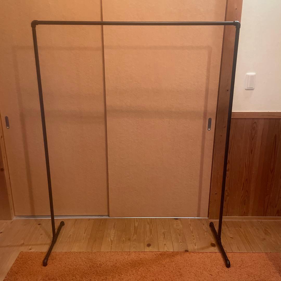 ガス管 ハンガーラック アイアン調 DIY インダストリアル 収納服掛け