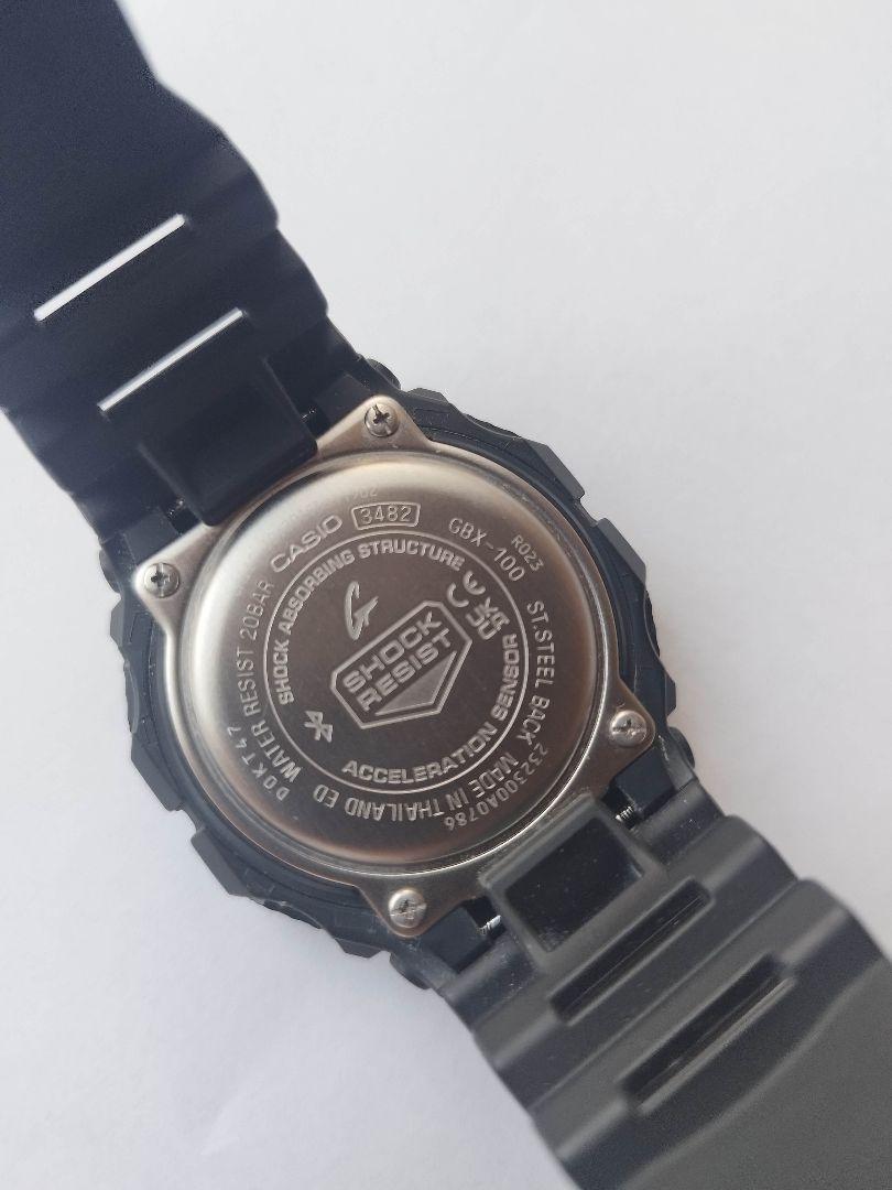 【美品】G-SHOCK GBX-100NS-1JF オールブラック　スマホ接続