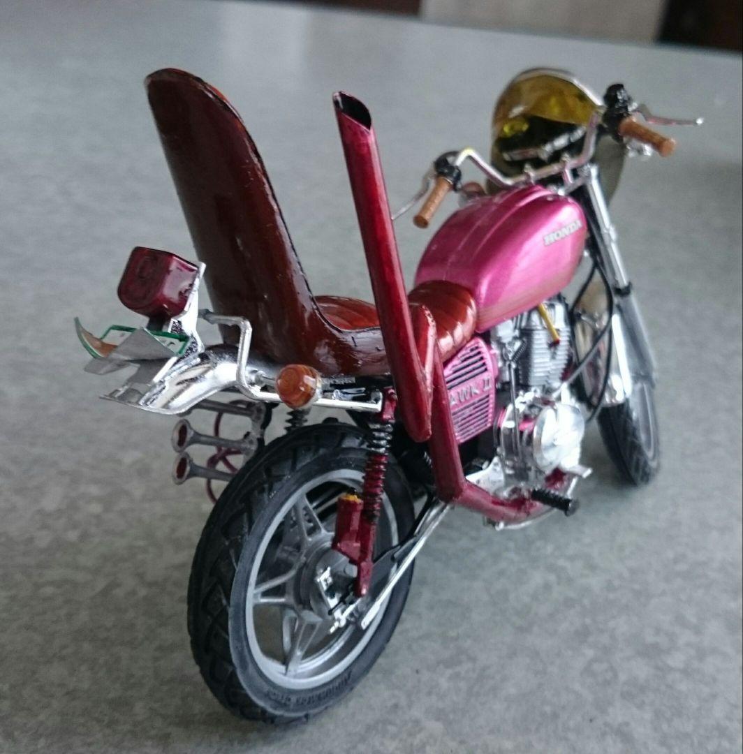 【値下げ≫無し】当時　プラモデル　CB400T　ホークⅡ　バブ【改】旧車　暴走族