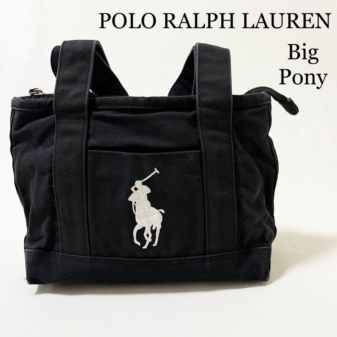 RALPH LAUREN ラルフローレン ビッグポニー 刺繍 トートバッグ S