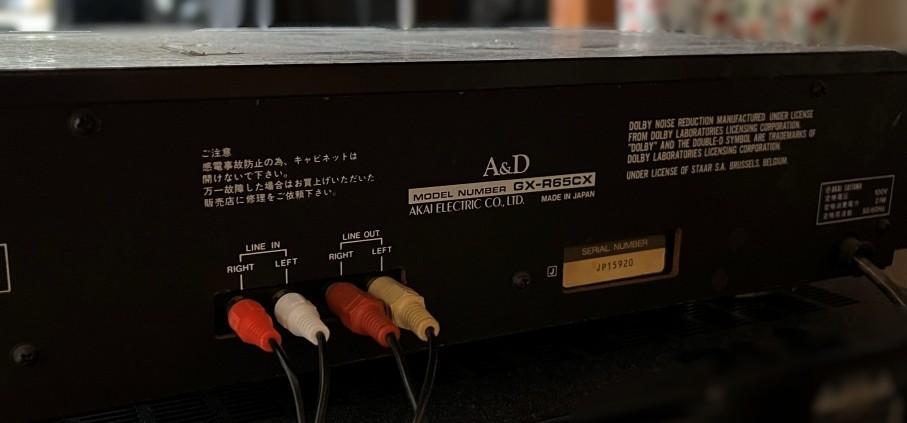GX-R65CXカセットデッキ
