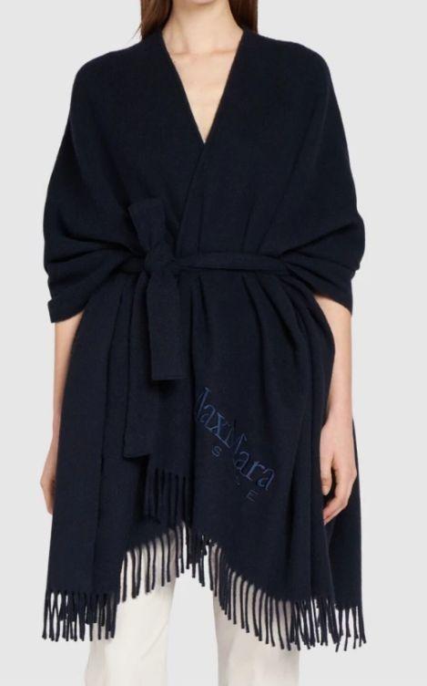 Max Mara ウールフリンジショール 新品