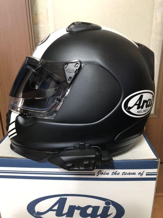 Arai Rapide-IR フルフェイスヘルメットインカム付き