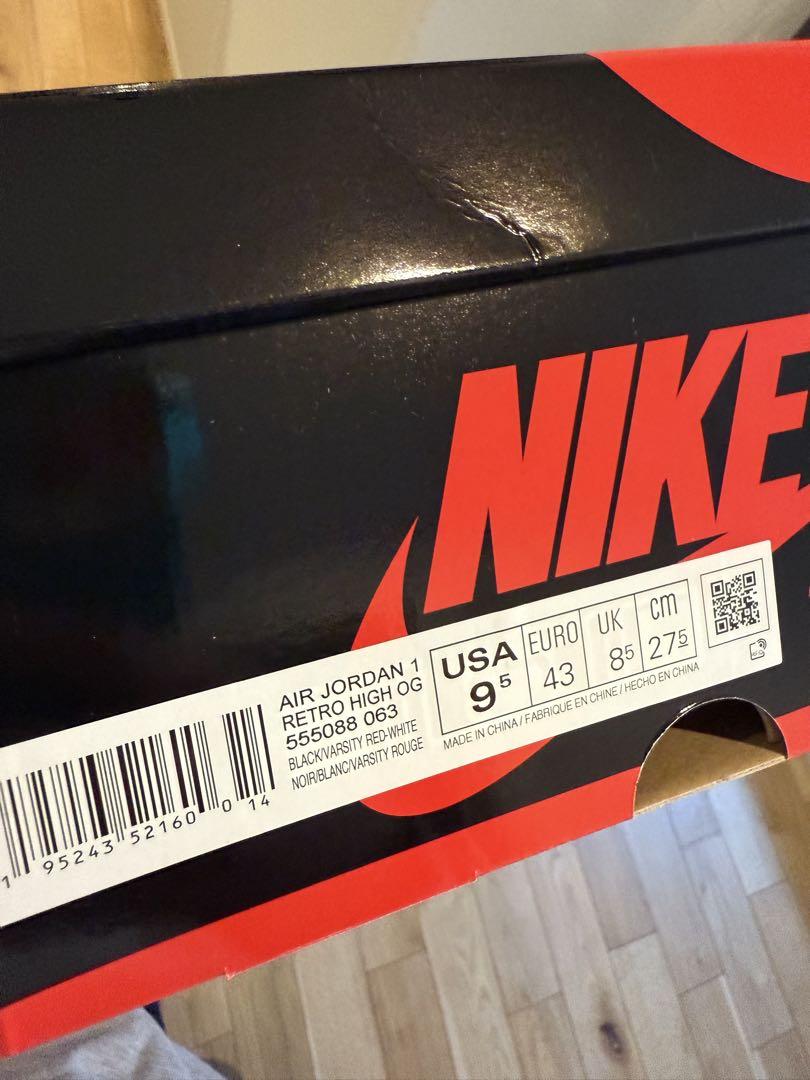 NIKE AIR JORDAN 1 HIGH OG Patent Bred