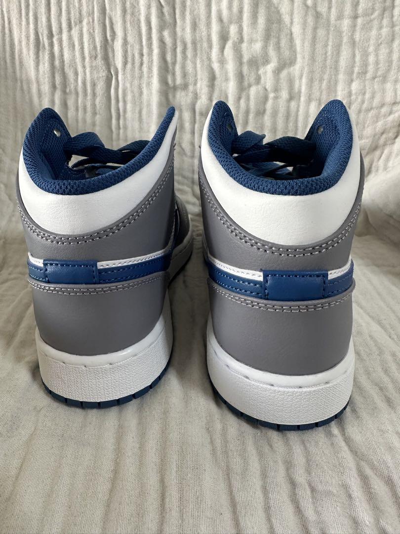 Nike GS Air Jordan 1 Mid \"True Blue\"ナイキ