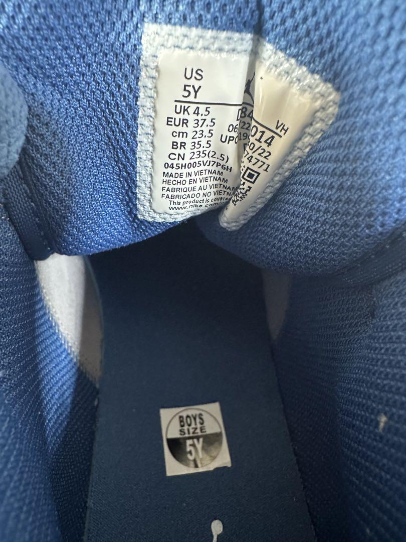 Nike GS Air Jordan 1 Mid \"True Blue\"ナイキ