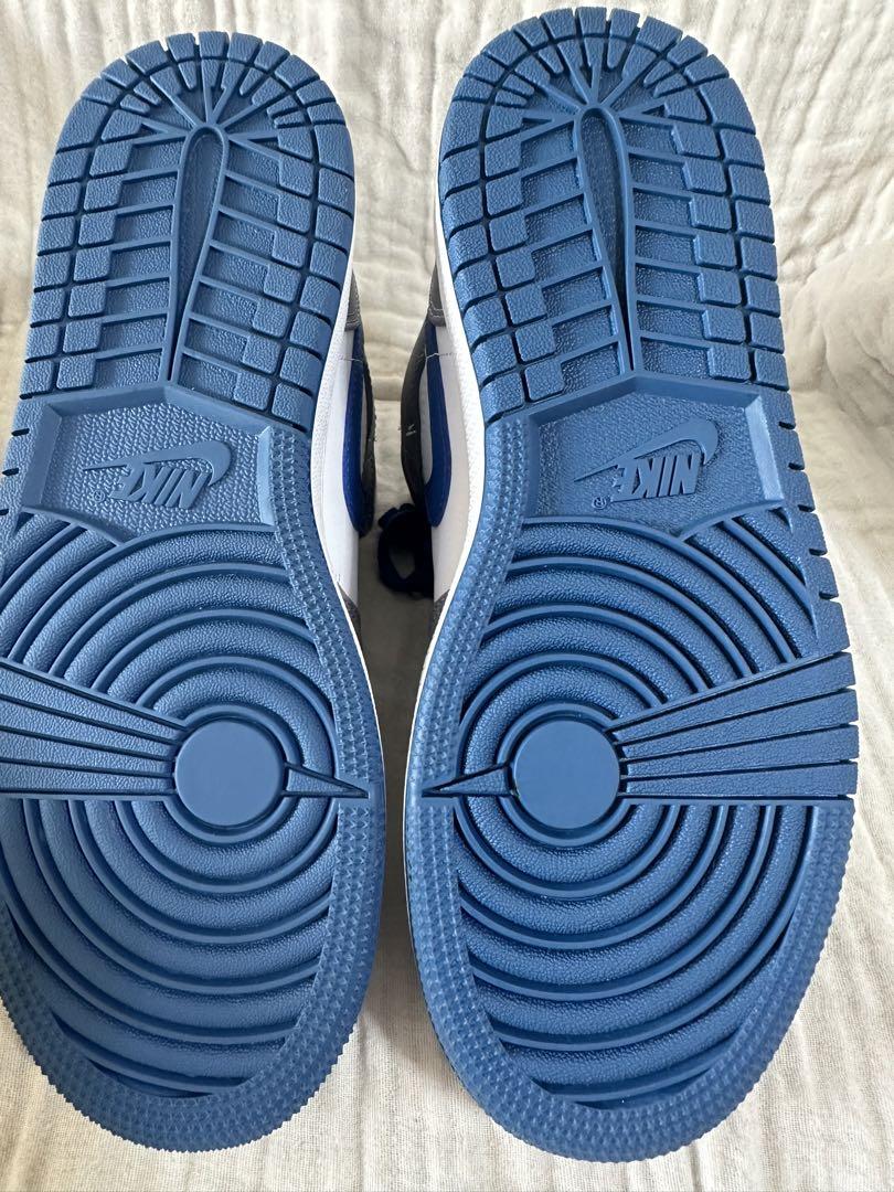Nike GS Air Jordan 1 Mid \"True Blue\"ナイキ