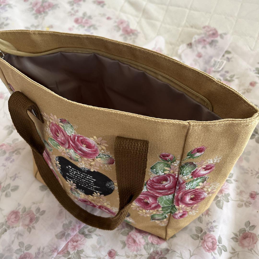 トールペイントバッグ薔薇