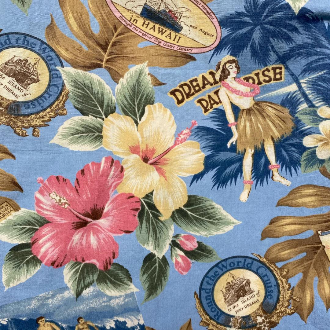70s sears hawaiian ハワイアンシャツ M位/シアーズ アロハ