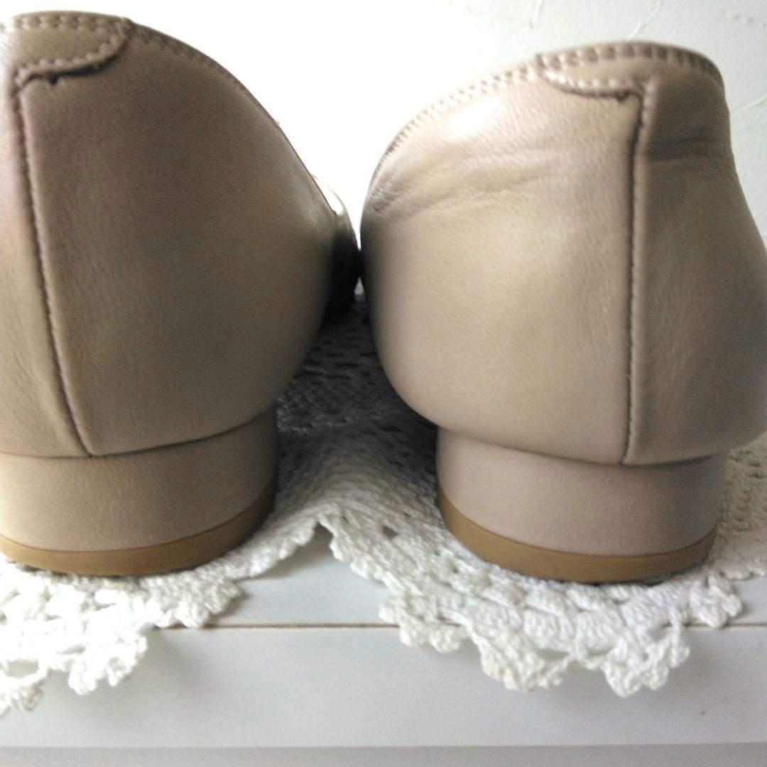 ダイアナ】パンプス＊ローヒール＊22.5㎝＊ベージュ
