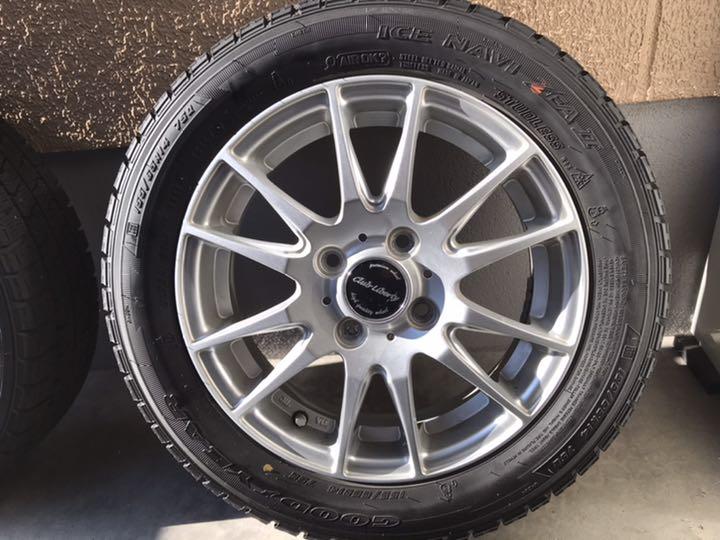 値下げしました スタッドレス ホイール KP2ok-m17821381211 155 65r14 特価
