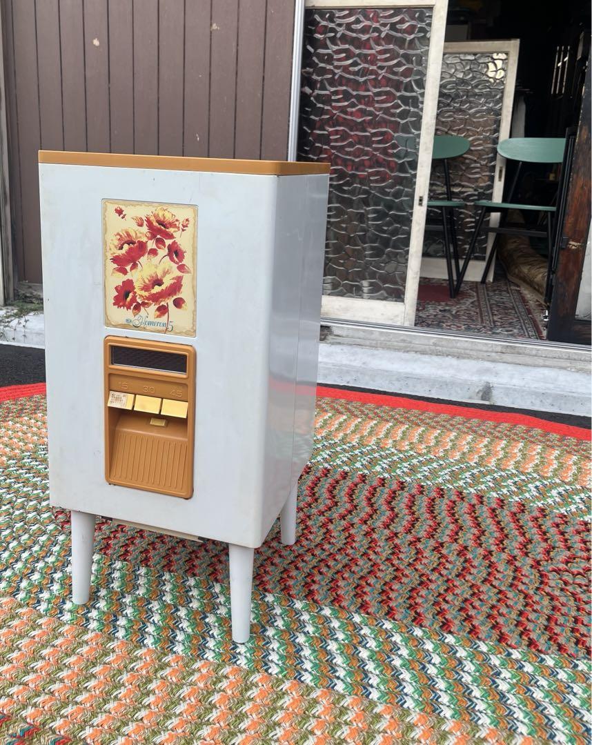 米びつ ライスサーバー 昭和レトロ  レトロポップ 花柄 インテリア 当時物