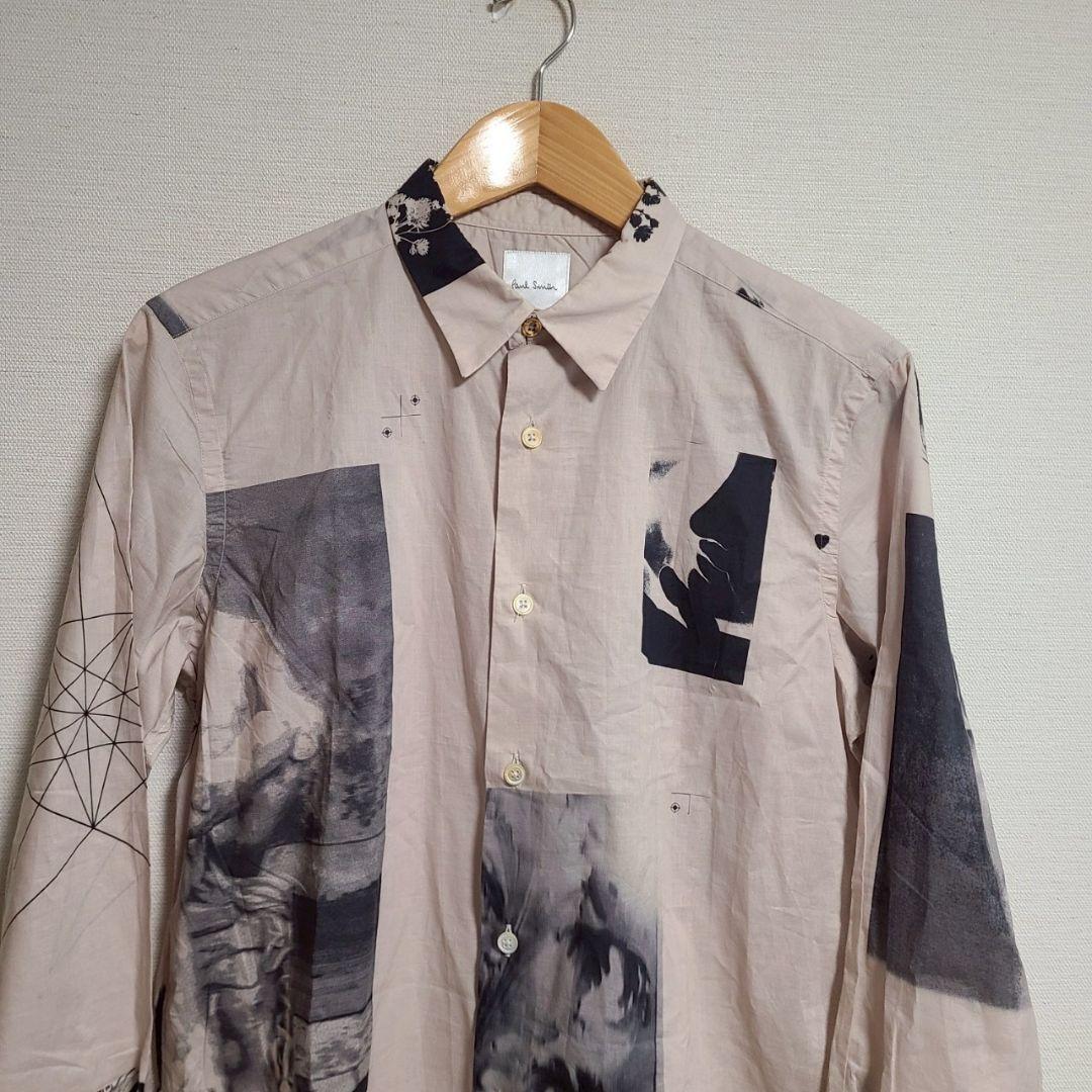 Paul Smith Mサイズ 長袖シャツ 歩く人プリント 中古・古着通販】Paul Smith (ポールスミス) フラワープリント