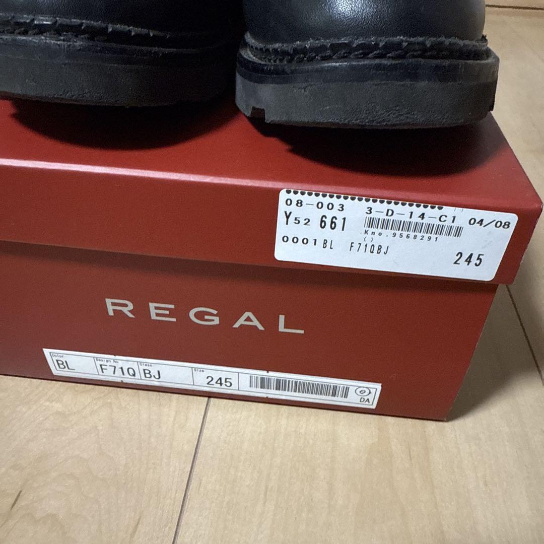 REGAL ブラック ローファー 24.5cm