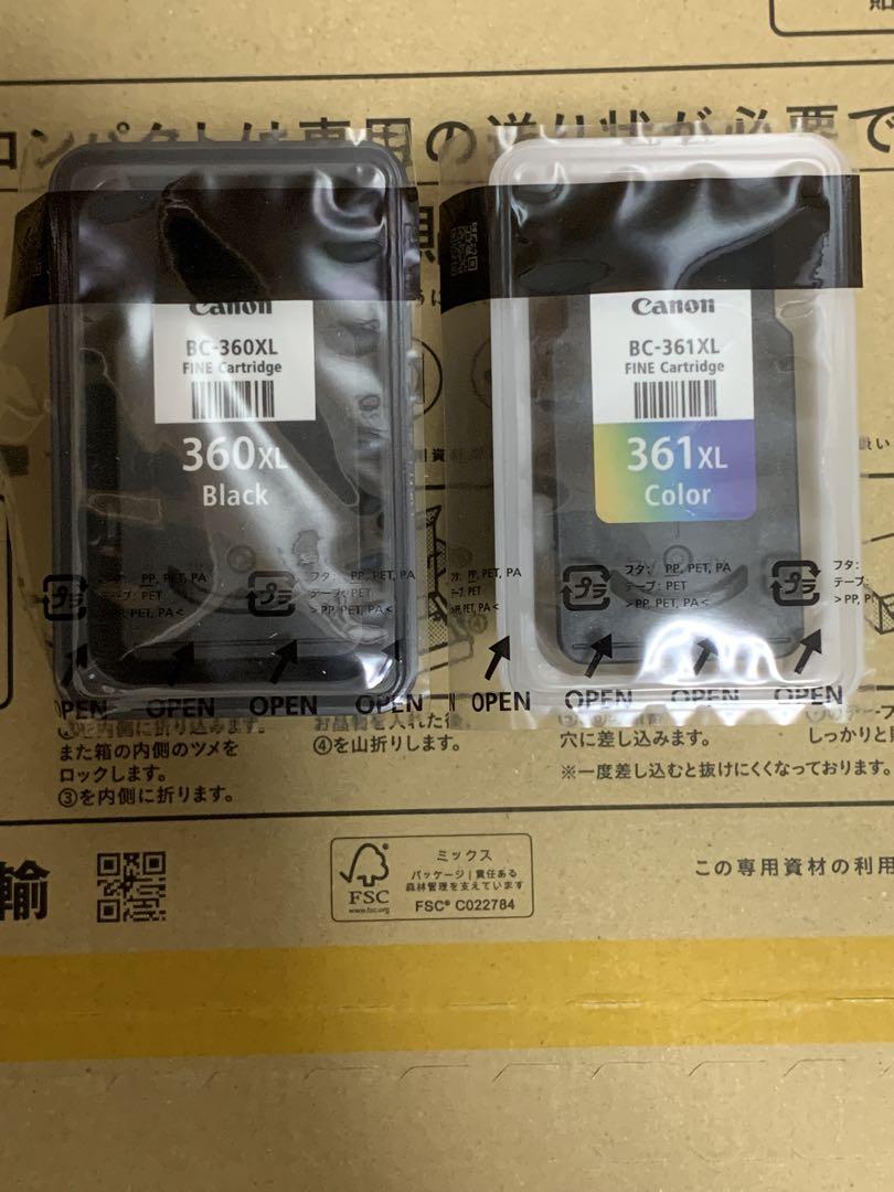 Canon PIXUS 360 361 インクカートリッジセット　大容量