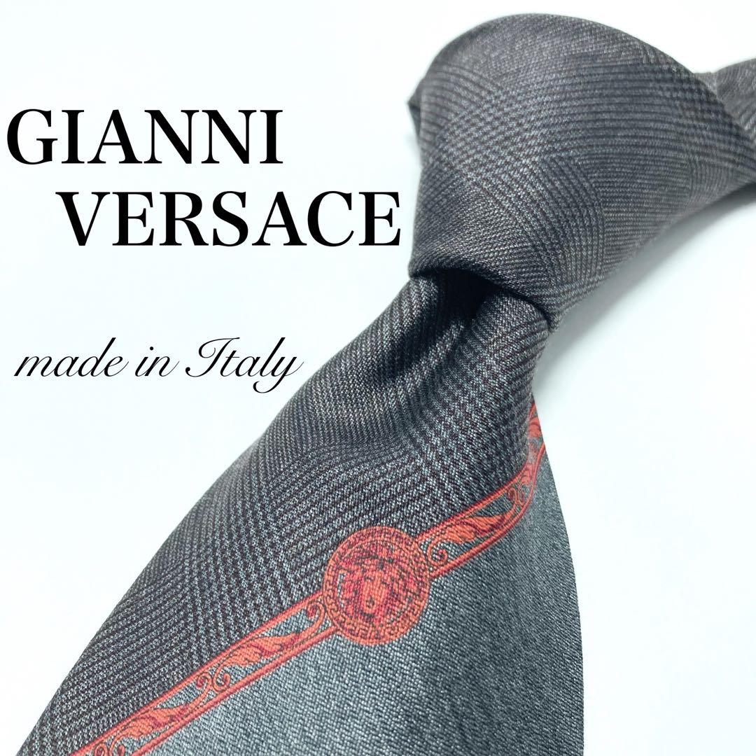 【極美品】 VERSACE ネクタイ 新品同様 ブランドロゴ アート オシャレ 極美品】GIANNI VERSACE ネクタイ 新品同様 ブランドロゴ 希少品