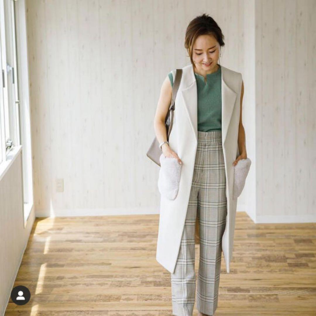 美品 ブルレア BLUELEA チェックパンツ bluelea ブルレア チェックパンツM美品 - メルカリ