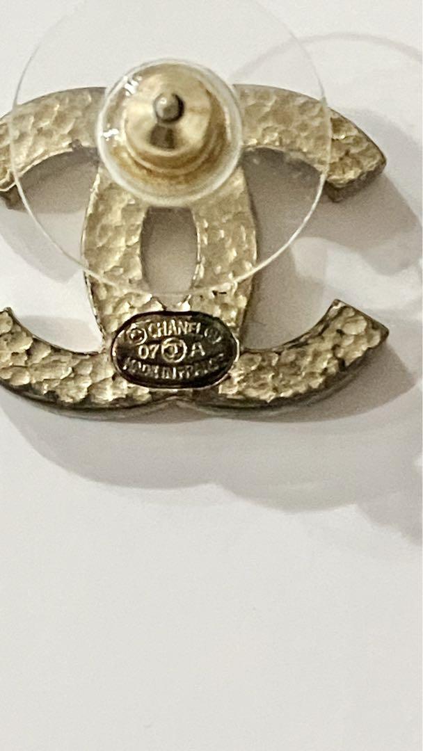 CHANEL 正規品　ピアス　百貨店購入　ゴールド