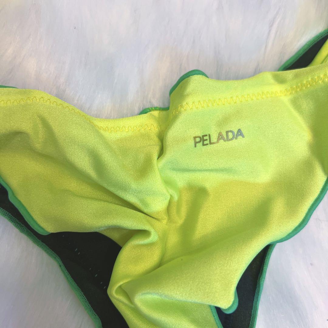 値下げ中✴︎PELADA イエロー・グリーン 三角ビキニ
