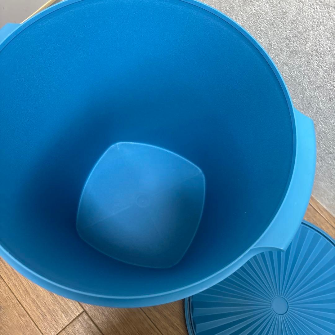 昭和レトロ タッパーウエアー マキシクィーンデコレーター 青新品、♥ WWW_OPDRERGINERDOGAN_COM