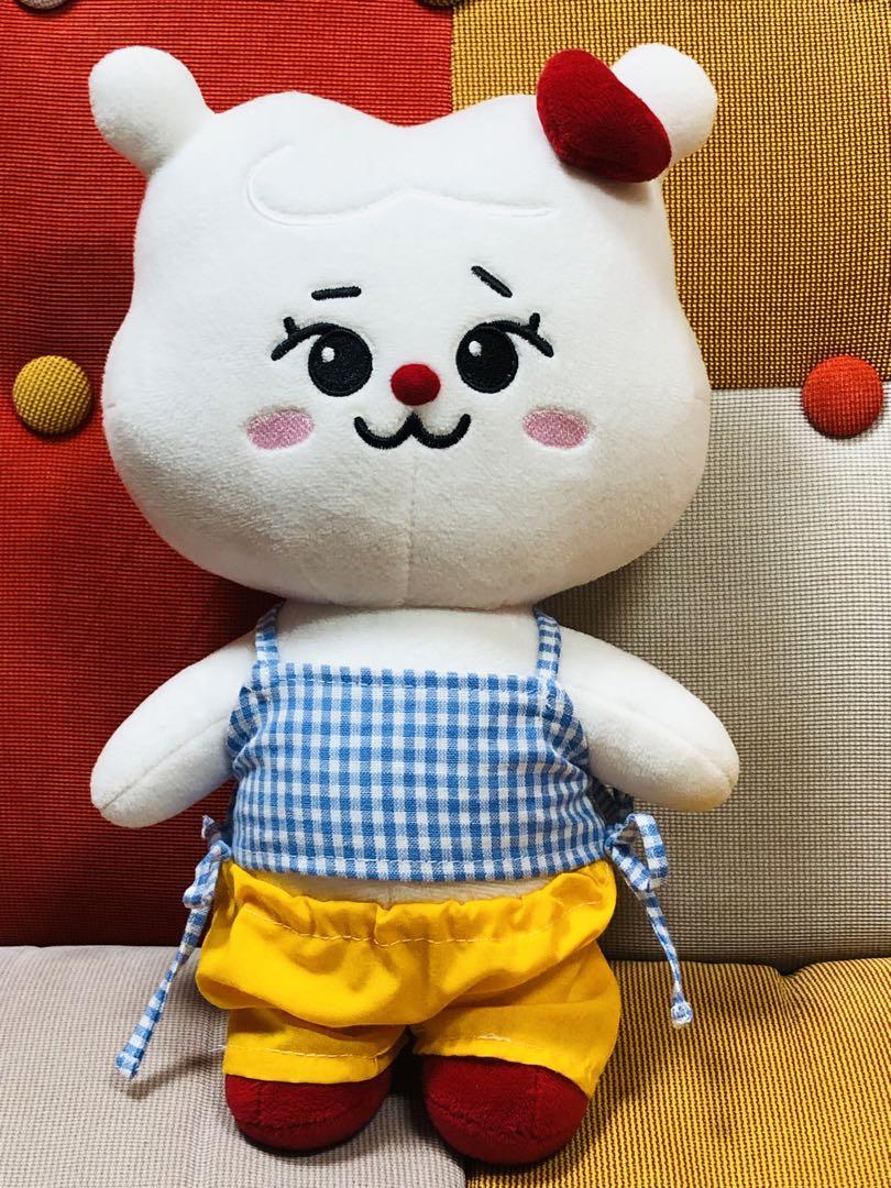 9着　洋服　ココナッツ　衣装　ぬいぐるみ　coconut ハンドメイド　チェック