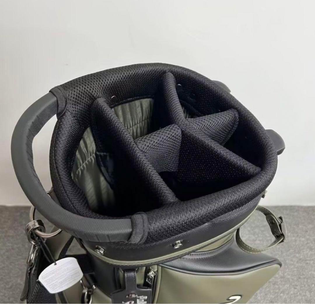 Malbon オリーブグリーン キャディバッグ マルボンゴルフバッグ