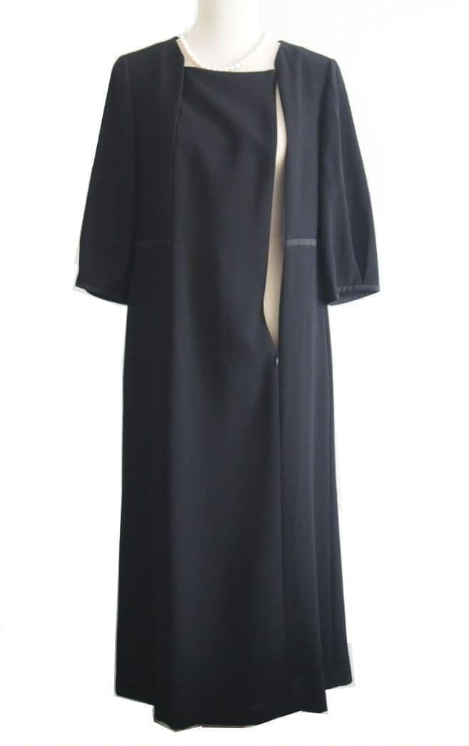 ブラックフォーマル 前ファスナーXL(LL)・東京ソワール