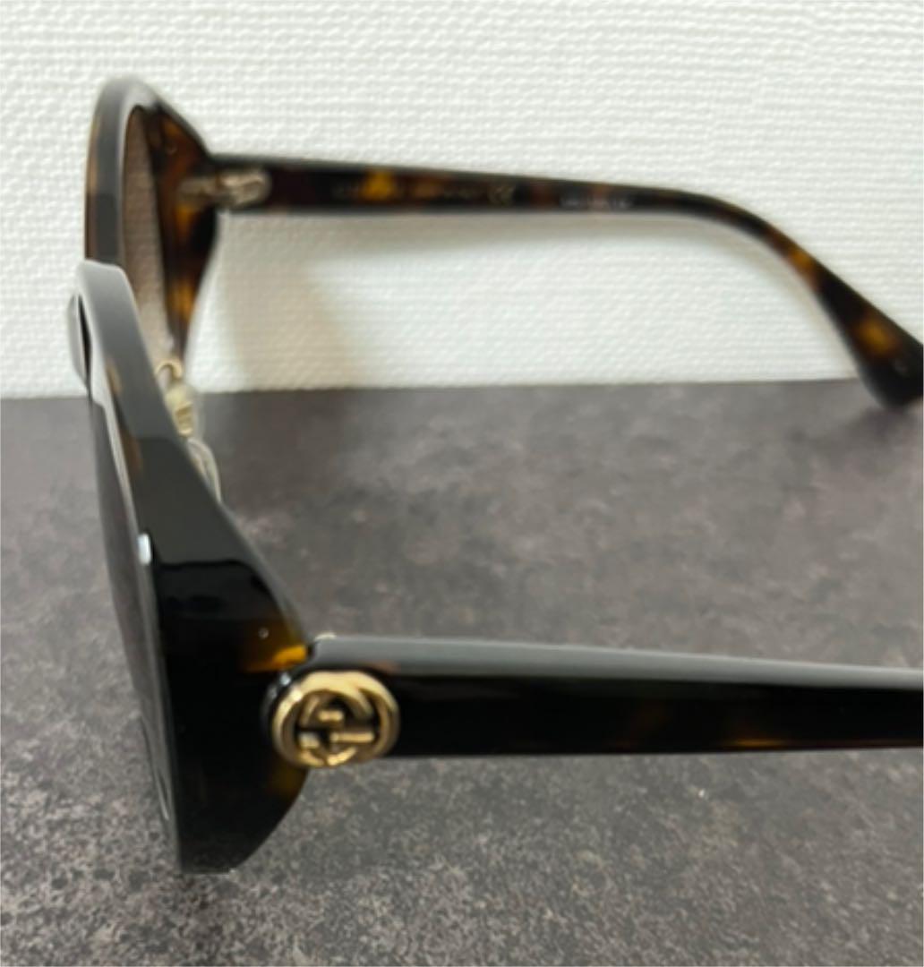 関税・送料込み*GUCCI*ラウンド GG サングラス 購入証明書有 【GUCCI】ラウンド サングラス