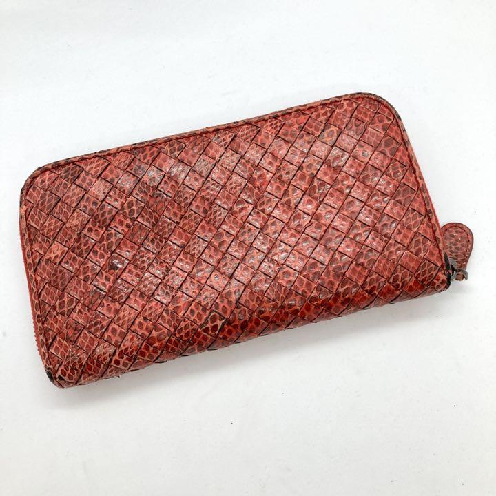 正規品★ボッテガヴェネタ★BOTTEGA VENETA★ラウンドファスナー長財布