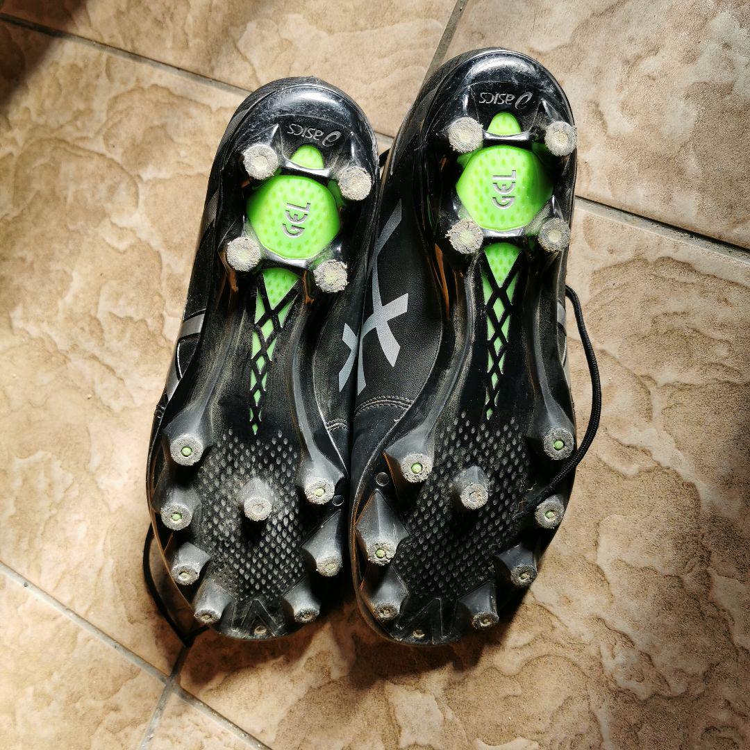 USED asics サッカー スパイク ２５cm