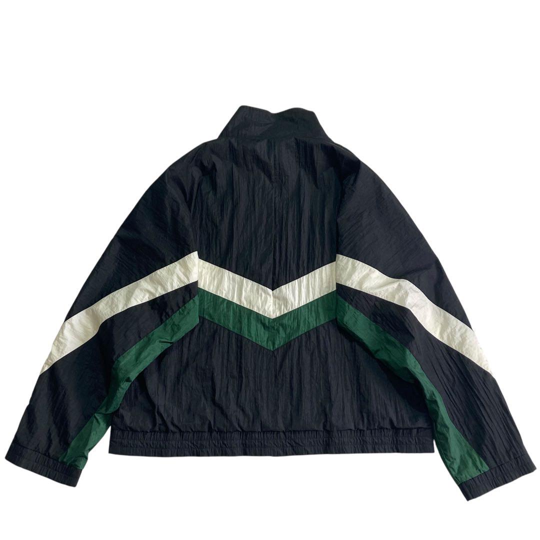 90s JC PENNEY USA オリンピック ナイロンジャケット L 黒 緑 90s JC PENNEY USA オリンピック ナイロンジャケット L 黒 緑