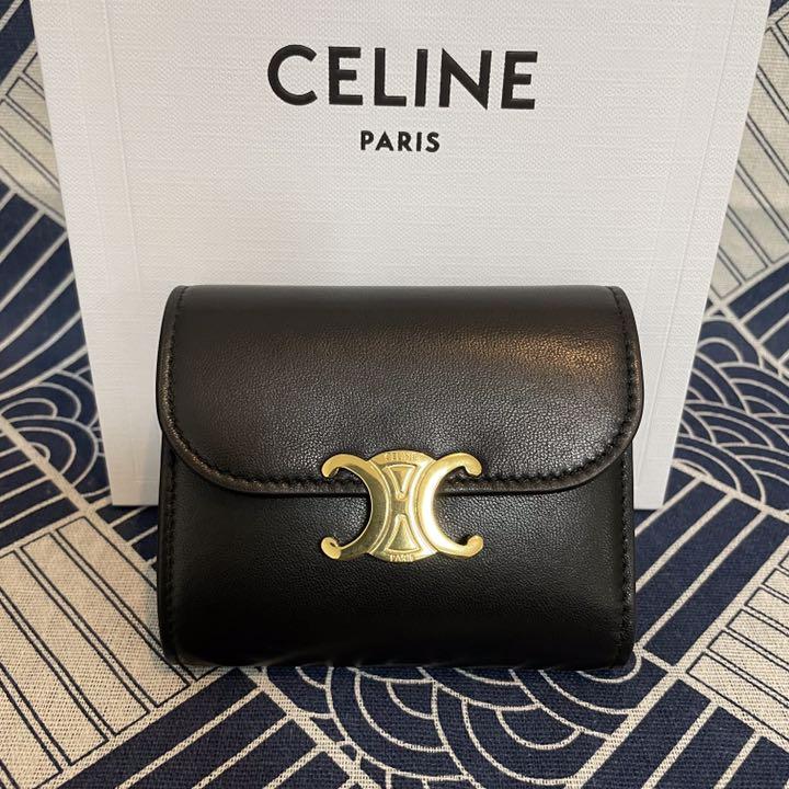 CELINE セリーヌ スモール フラップウォレット 輝い CELINE セリーヌ スモール フラップウォレット 輝い